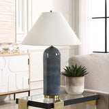 Lighting Mayetta Deep Blue Table Lamp 