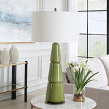 Lighting Mendell Moss Green Table Lamp 