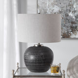 Lighting Mikkel Charcoal Table Lamp 