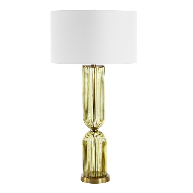 Lighting Mirah Olive Glass Table Lamp 
