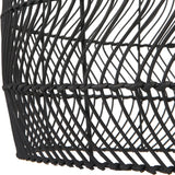 Lighting Nandi 1 Light Woven Black Pendant 