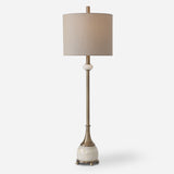 Lighting Natania Plated Brass Buffet Lamp 