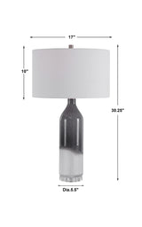 Lighting Natasha Art Glass Table Lamp 