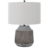 Lighting Neolithic Blue-Gray Table Lamp 