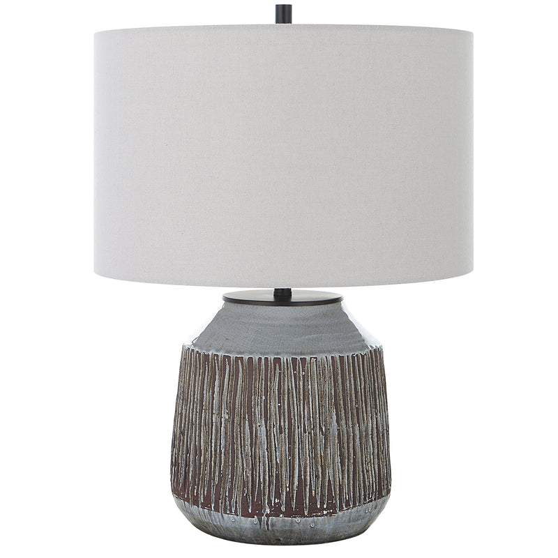 Lighting Neolithic Blue-Gray Table Lamp 