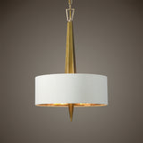 Lighting Obeliska 3 Light Gold Chandelier 