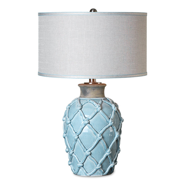 Lighting Parterre Pale Blue Table Lamp 