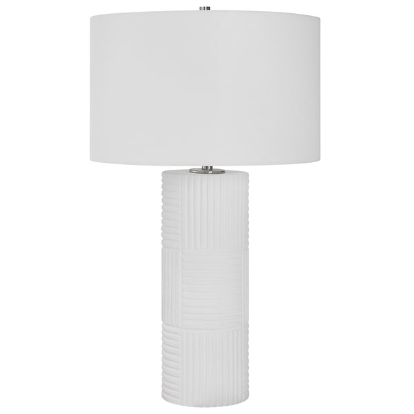 Lighting Patchwork White Table Lamp 