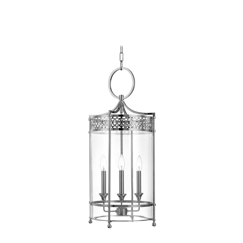 Lighting - Pendant Amelia 3 Light Pendant // Polished Nickel 