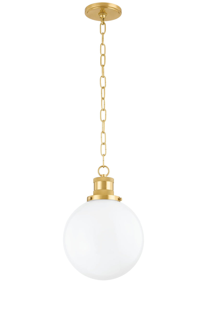 Lighting - Pendant Beverly 1 Light Pendant // Aged Brass // Large 