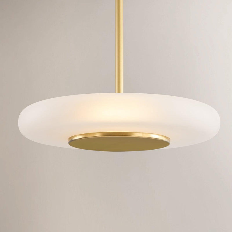 Lighting - Pendant Blyford 1 Light Pendant // Aged Brass // Large 