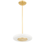 Lighting - Pendant Blyford 1 Light Pendant // Aged Brass // Large 