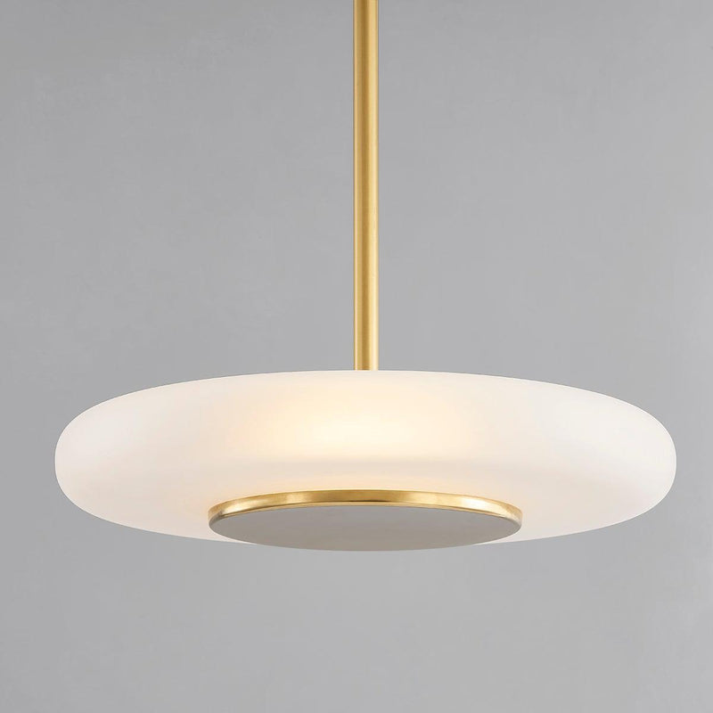 Lighting - Pendant Blyford 1 Light Pendant // Aged Brass // Small 