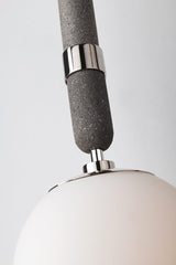 Lighting - Pendant Brielle 1 Light Large Pendant // Polished Nickel 