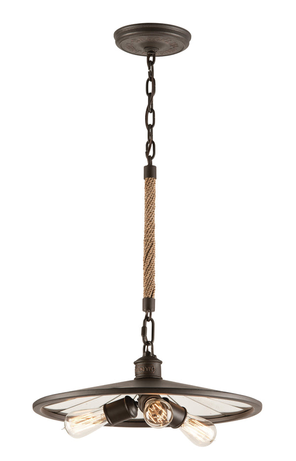 Lighting - Pendant Brooklyn 3lt Pendant Small // Brooklyn Bronze 