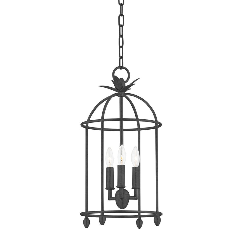 Lighting - Pendant Brooks 3 Light Pendant // Black Iron 