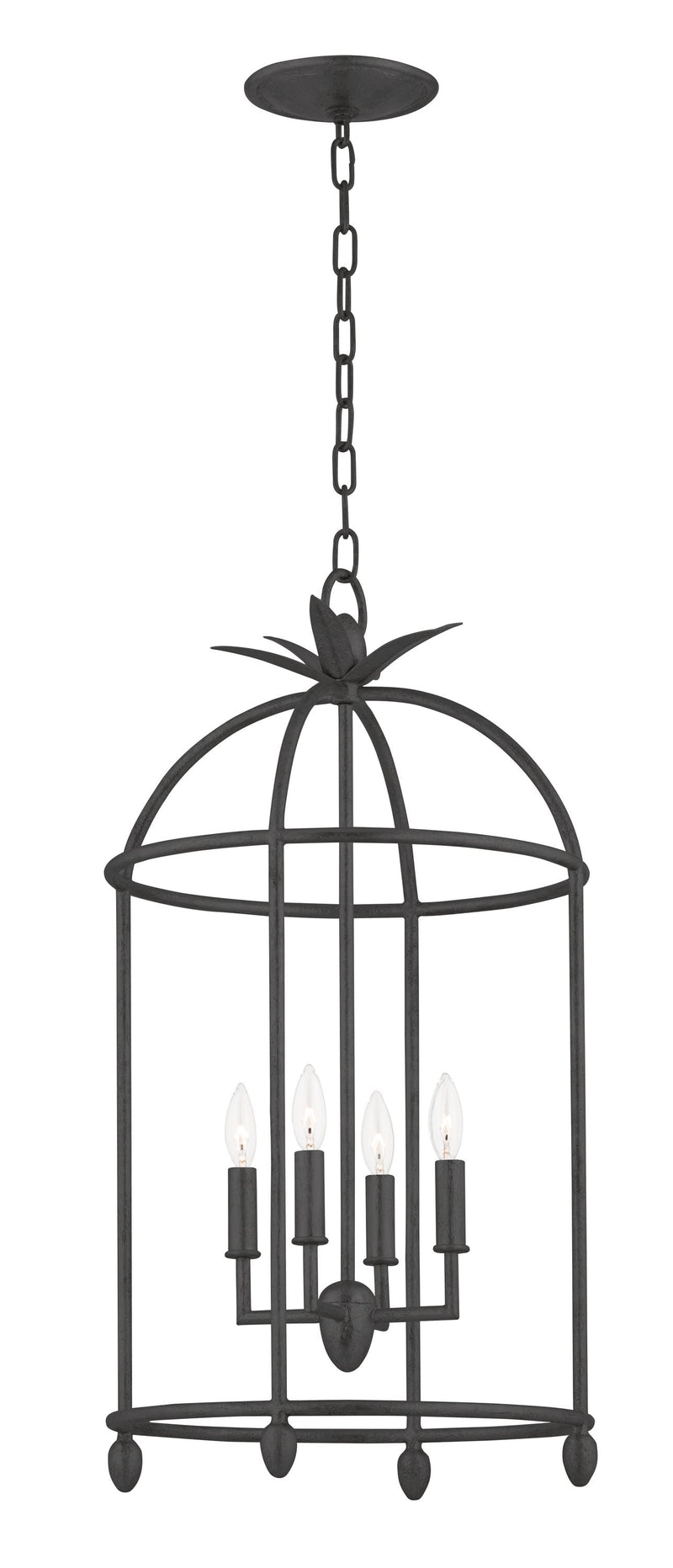 Lighting - Pendant Brooks 4 Light Pendant // Black Iron 