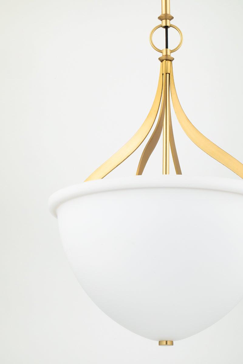 Lighting - Pendant Browne 3 Light Pendant // Aged Brass 