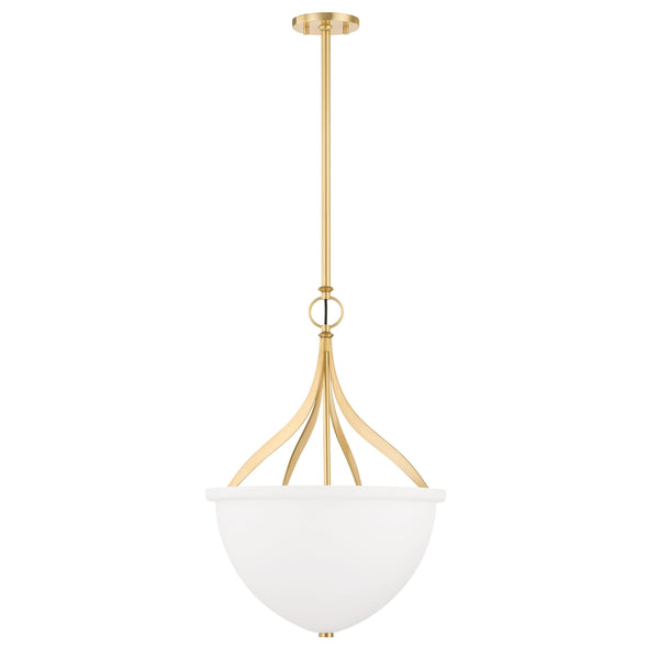 Lighting - Pendant Browne 3 Light Pendant // Aged Brass 