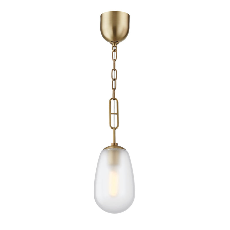 Lighting - Pendant Bruckner 1 Light Small Pendant // Aged Brass 