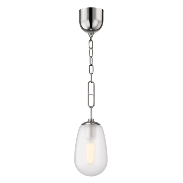 Lighting - Pendant Bruckner 1 Light Small Pendant // Polished Nickel 