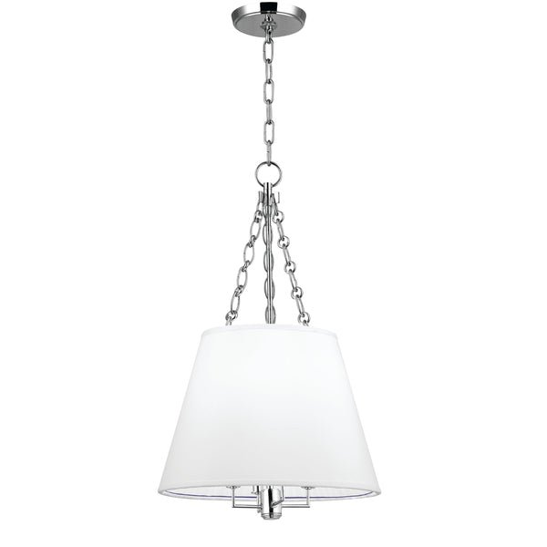 Lighting - Pendant Burdett 4 Light Pendant // Polished Nickel 