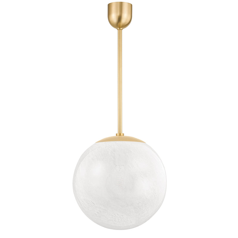 Lighting - Pendant Burlington 1 Light Pendant // Aged Brass // Large 