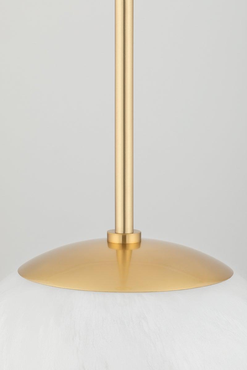 Lighting - Pendant Burlington 1 Light Pendant // Aged Brass // Small 