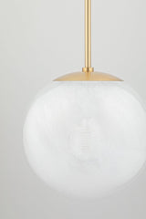 Lighting - Pendant Burlington 1 Light Pendant // Aged Brass // Small 