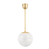 Lighting - Pendant Burlington 1 Light Pendant // Aged Brass // Small 