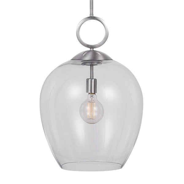  Calix 1 Light Pendant // Nickel 