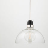 Lighting - Pendant Camile 1 Light Large Pendant // Polished Nickel 