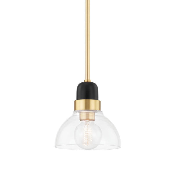 Lighting - Pendant Camile 1 Light Small Pendant // Aged Brass 