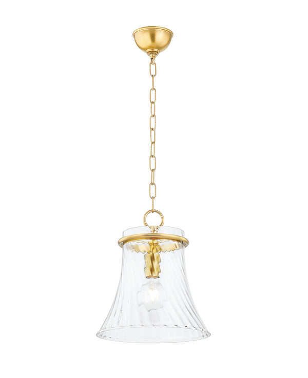 Lighting - Pendant Cantana 1 Light Pendant // Aged Brass // Large 