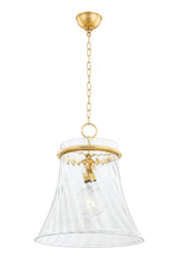 Lighting - Pendant Cantana 1 Light Pendant // Aged Brass // Small 