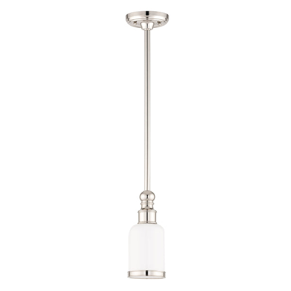 Lighting - Pendant Chatham 1 Light Pendant // Polished Nickel 