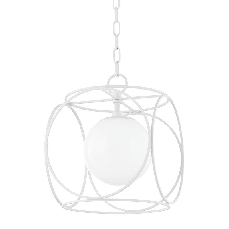 Lighting - Pendant Claire 1 Light Small Pendant // Textured White 