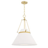 Lighting - Pendant Clemens 1 Light Pendant // Aged Brass 