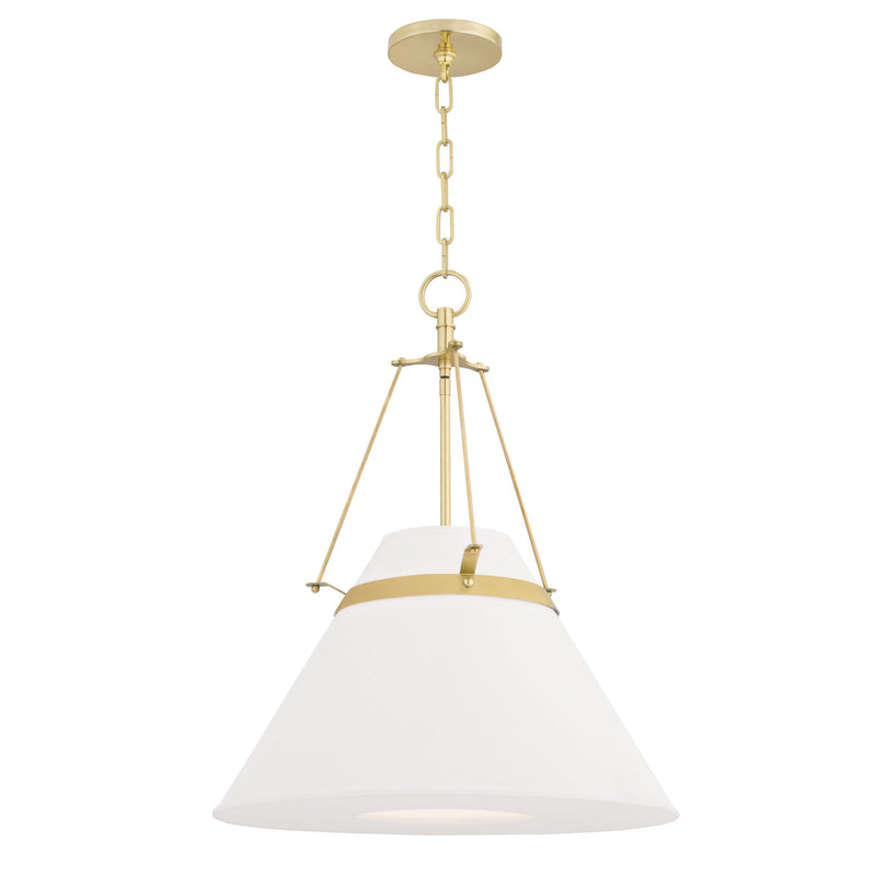 Lighting - Pendant Clemens 1 Light Pendant // Aged Brass 