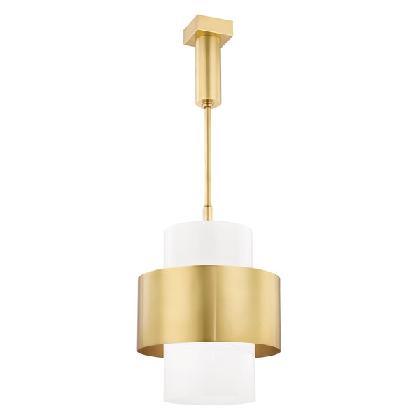 Lighting - Pendant Corinth 1 Light Large Pendant // Aged Brass 