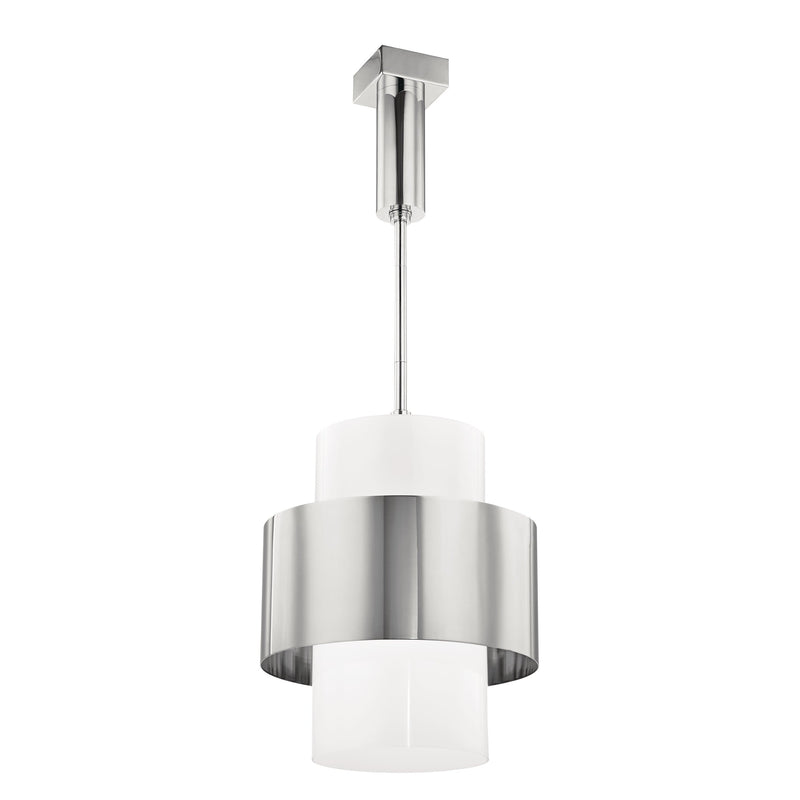 Lighting - Pendant Corinth 1 Light Large Pendant // Polished Nickel 