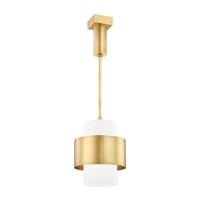 Lighting - Pendant Corinth 1 Light Small Pendant // Aged Brass 