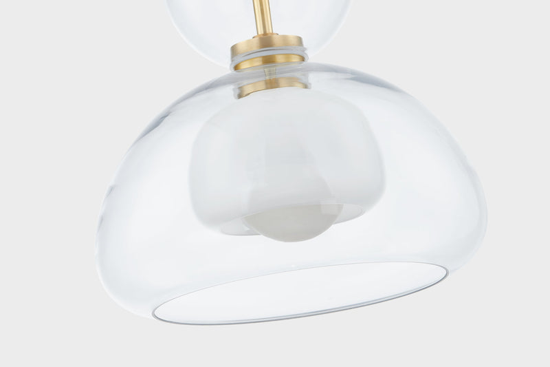 Lighting - Pendant Cortney 1 Light Pendant // Aged Brass 