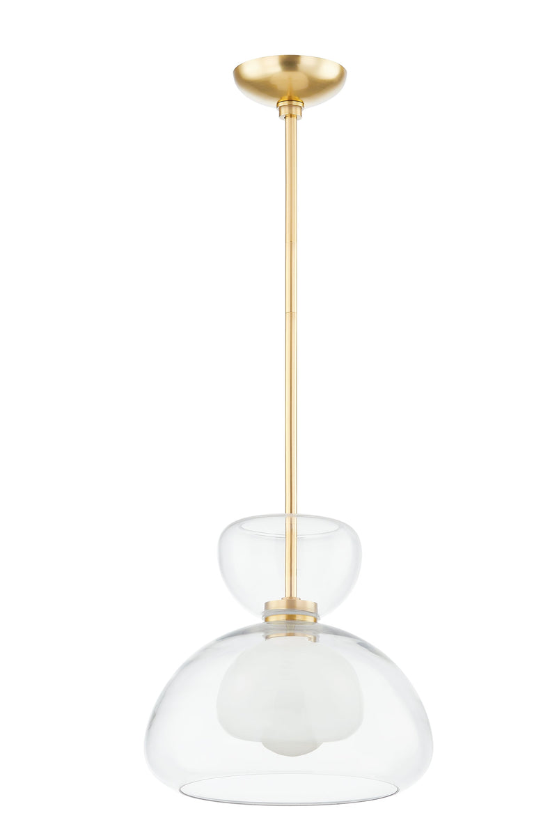 Lighting - Pendant Cortney 1 Light Pendant // Aged Brass 