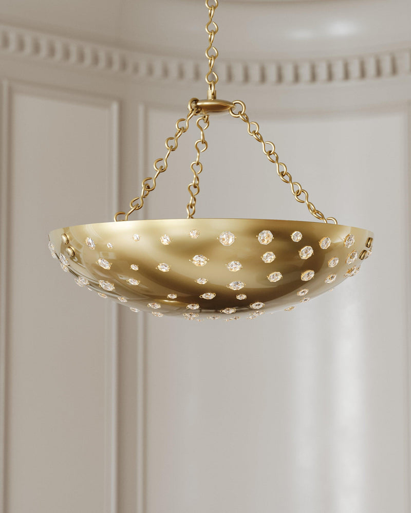 Lighting - Pendant Dalton 4 Light Small Pendant // Aged Brass 