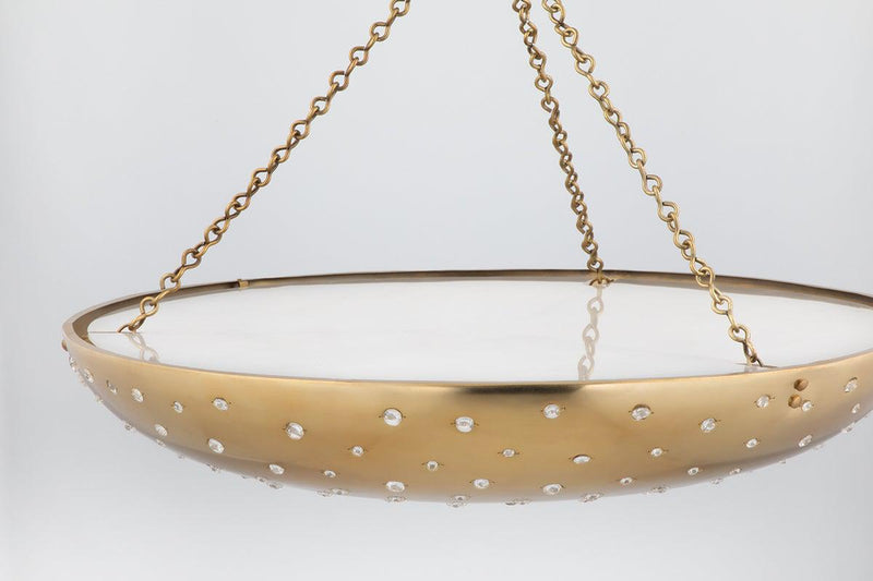 Lighting - Pendant Dalton 9 Light Large Pendant // Aged Brass 