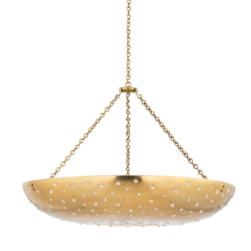 Lighting - Pendant Dalton 9 Light Large Pendant // Aged Brass 