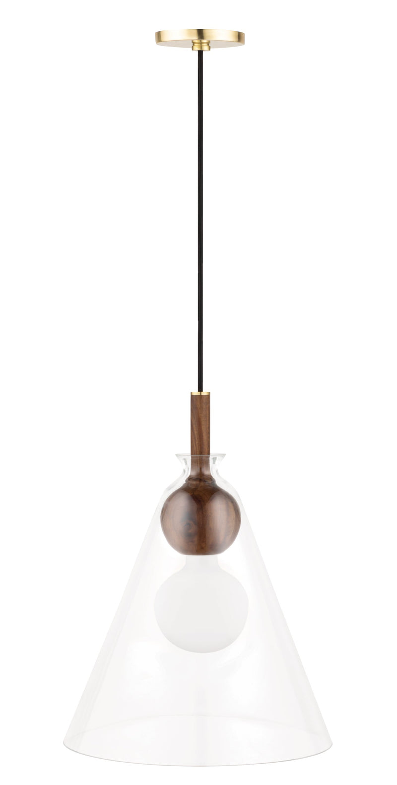 Lighting - Pendant Dani 1 Light Pendant // Aged Brass // Small 