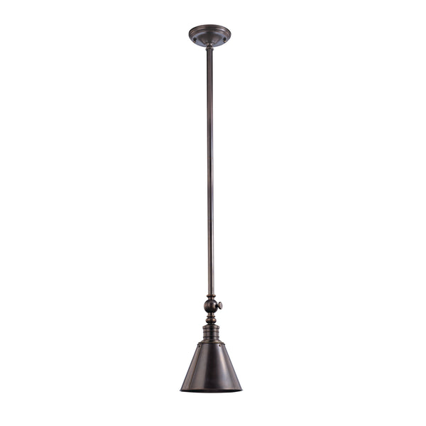 Lighting - Pendant Darien 1 Light Pendant // Distressed Bronze // Large 