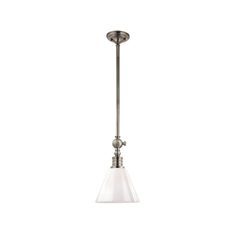 Lighting - Pendant Darien 1 Light Pendant // Historic Nickel // Small 